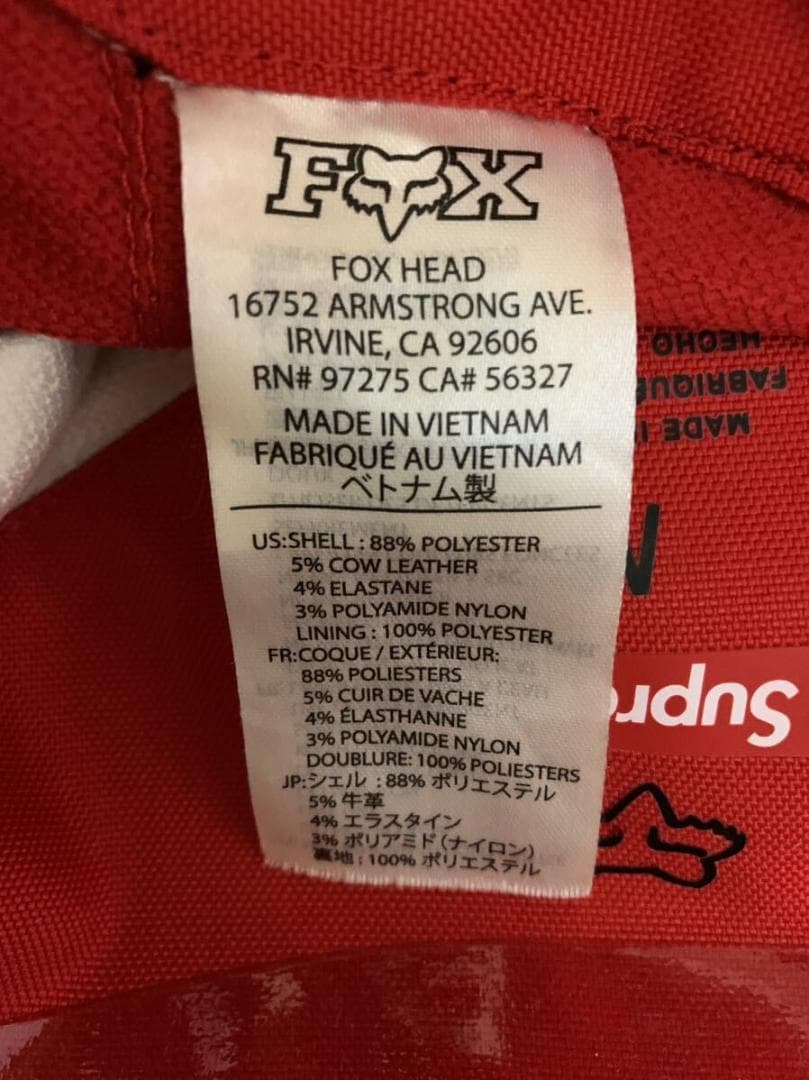 18SS Supreme×Fox Racing Moto Pant バイク M - メルカリ