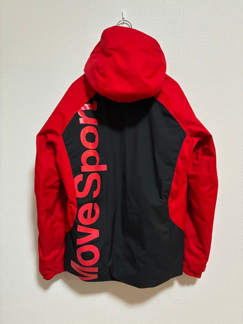 美品 MOVE SPORT スキーウェア M 赤 DESCENTE デサント 美品 MOVE