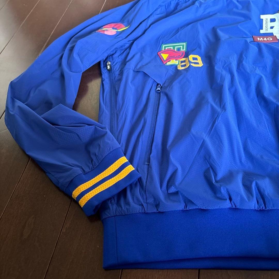 パーリーゲイツ20gナイロンストレッチ✕Nyストレッチ青色ツイン