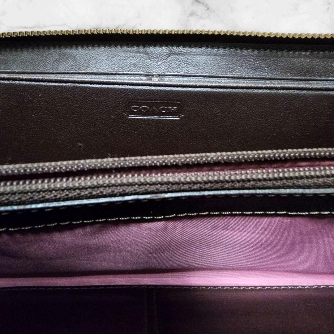 ♡29日まで年末セール♡超レア COACH パッチワーク ラウンドファスナー