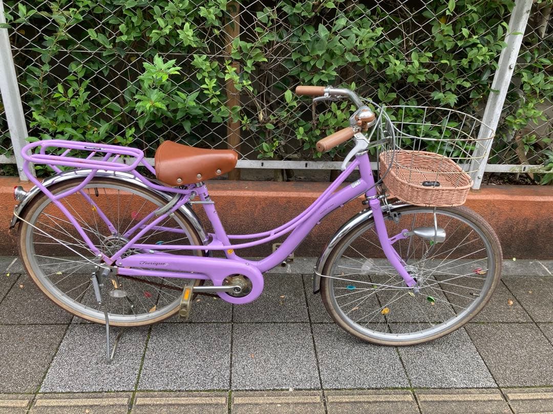 あさひ ASAHI フェリーク ジュニア 自転車24インチ パープル あさひ（asahi） 「あさひ」フェリーク Jr. BAA-O 24インチ 変速なし