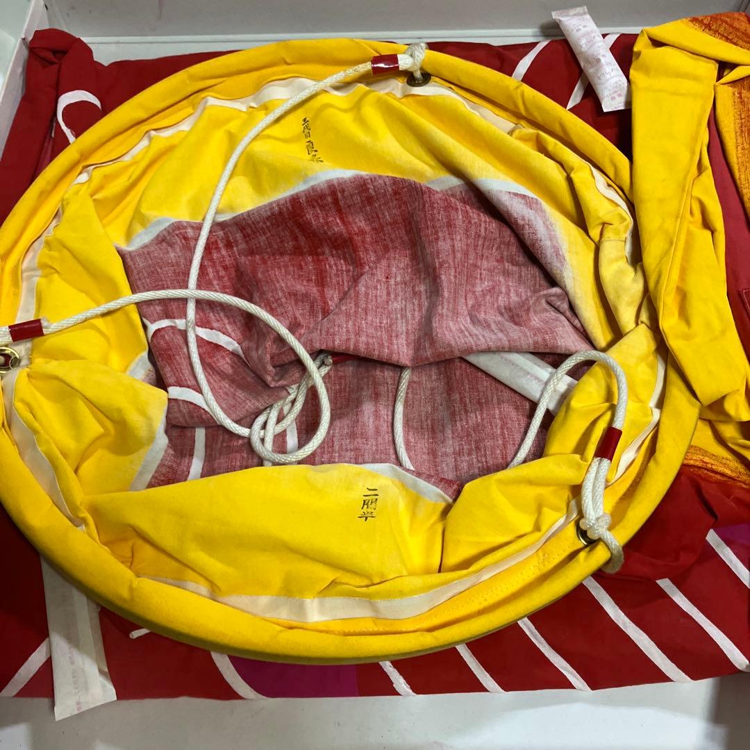 手染め鯉のぼり三間（5.4Ｍ）三点（吹流し・真鯉・緋鯉）【渋谷家四代目良春作】