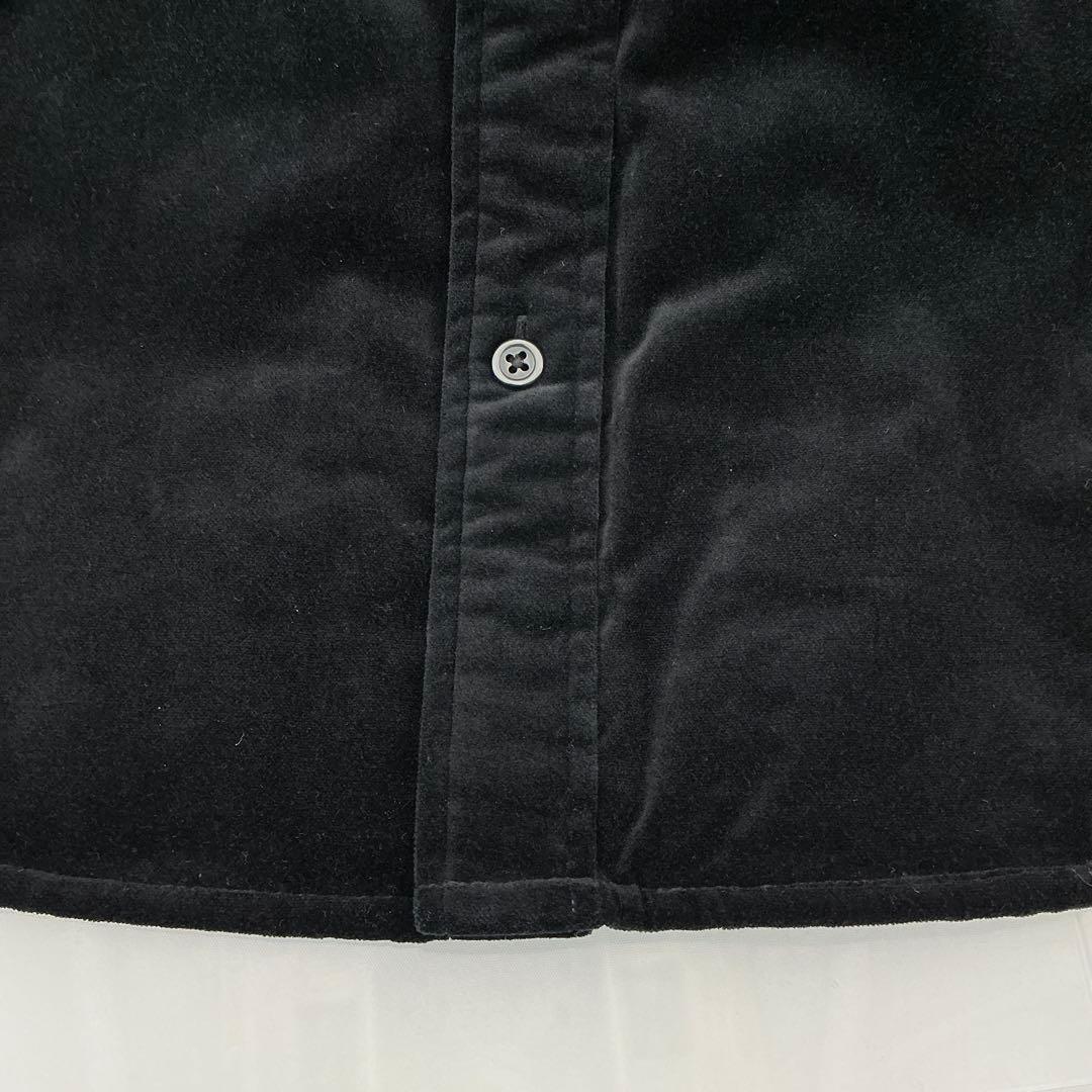 SUPREME 25AW Quilted Lined Hooded ベロアシャツ