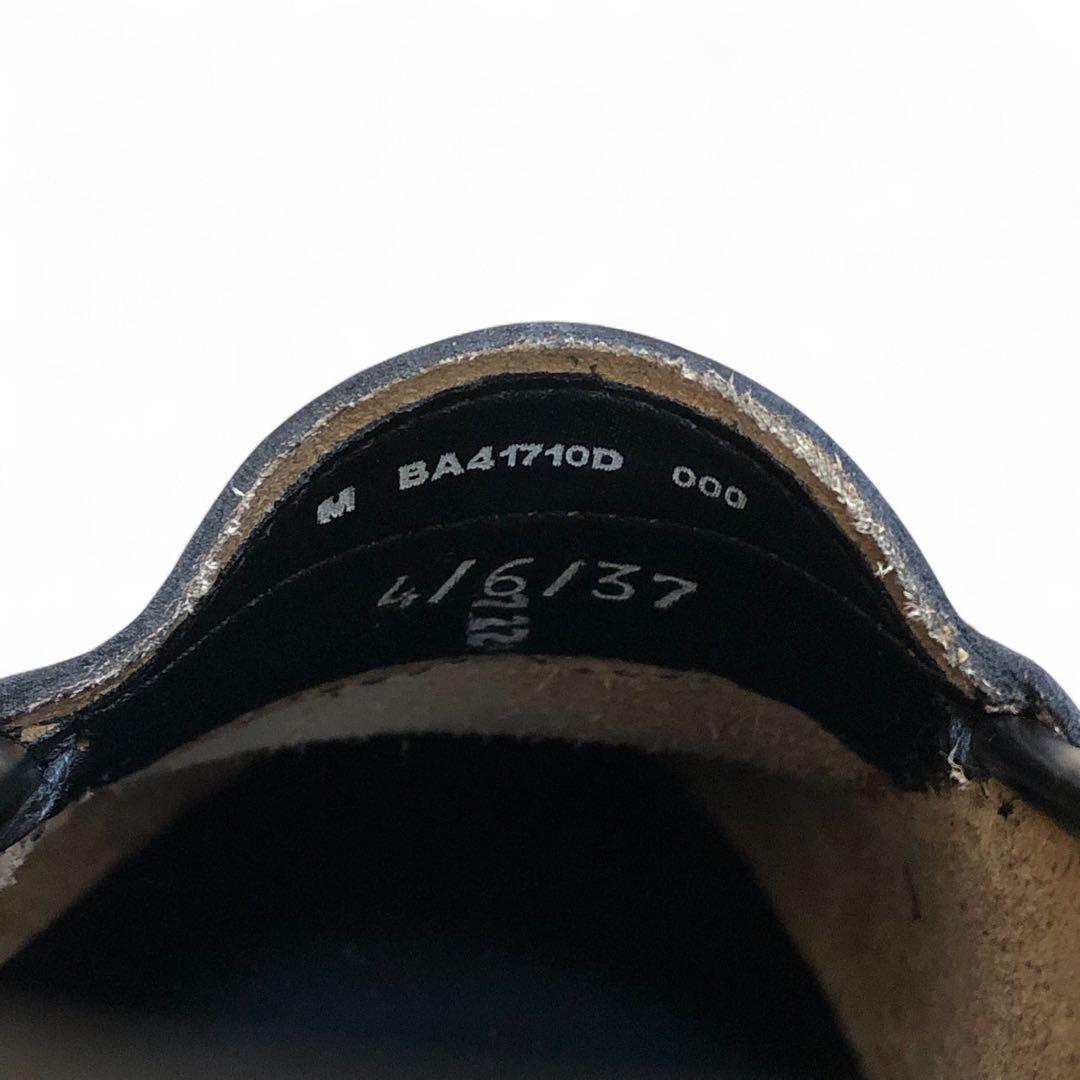 G.H.BASS バス ローファー  黒 ビーフロール ラバーソール 23