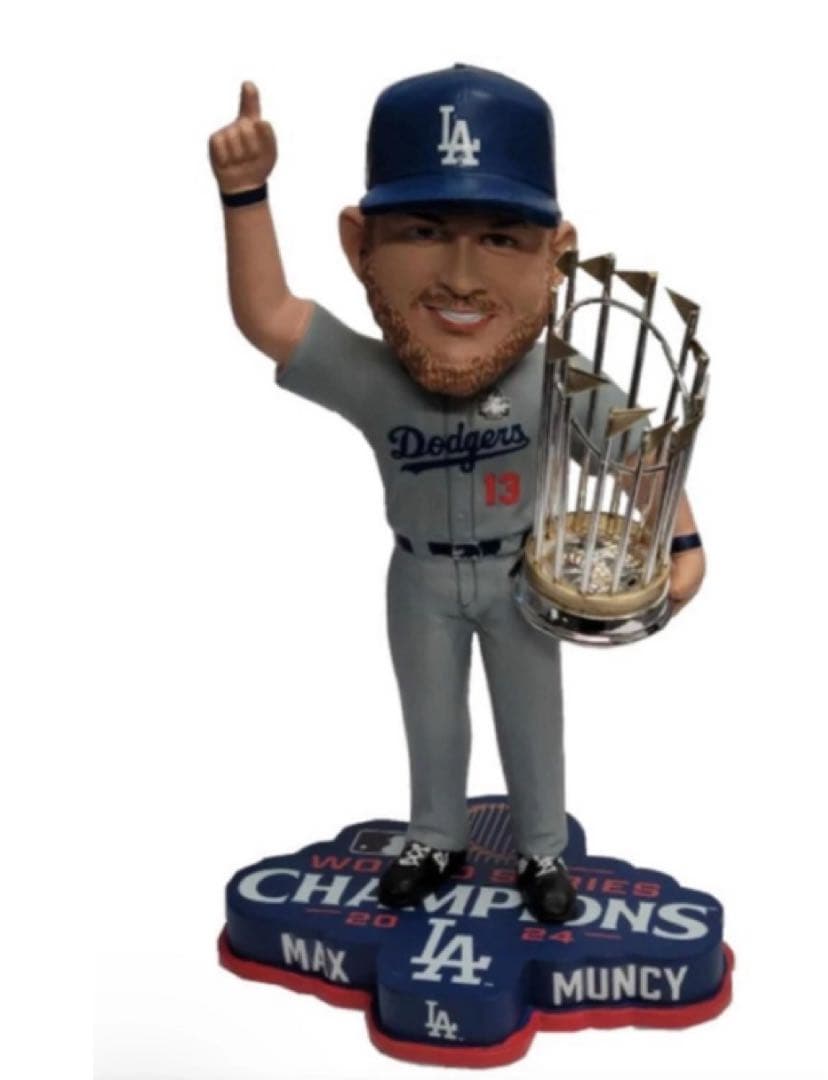 マックス・マンシー　ワールドシリーズ優勝記念　ボブルヘッド　ドジャース MLB マックスマンシー ドジャース ボブルヘッド 【スタジアム配布