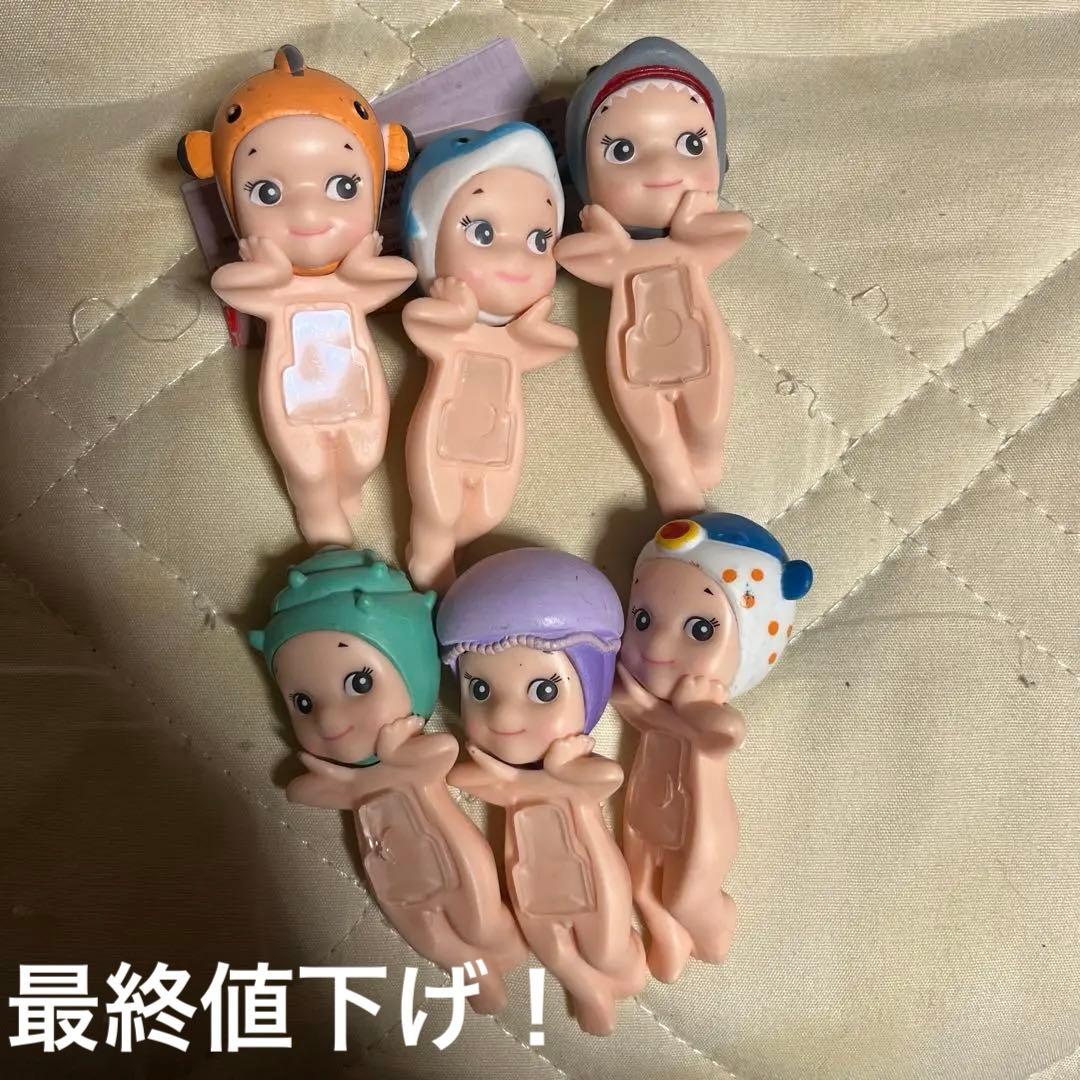 ヒッパーズ ソニーエンジェル シーン 6個 未使用 イルカ クラゲ サメ