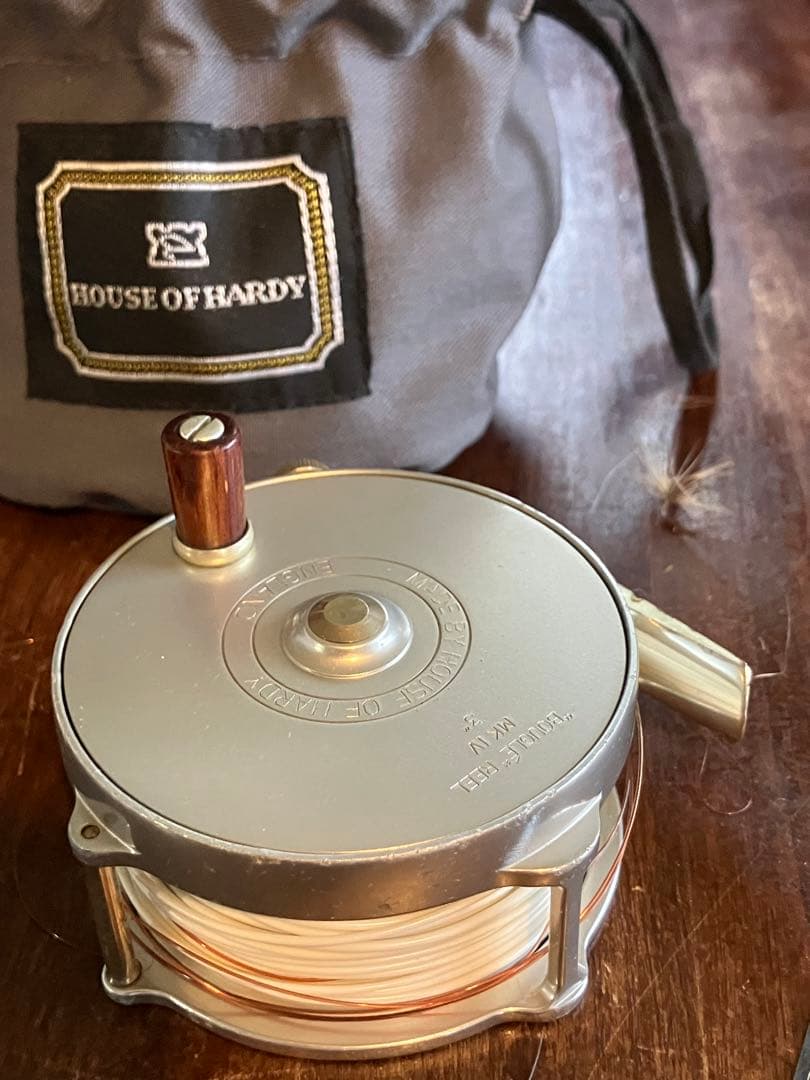 ブグレ HOUSE OF HARDY フライリール 収納バッグ付き ハーディ