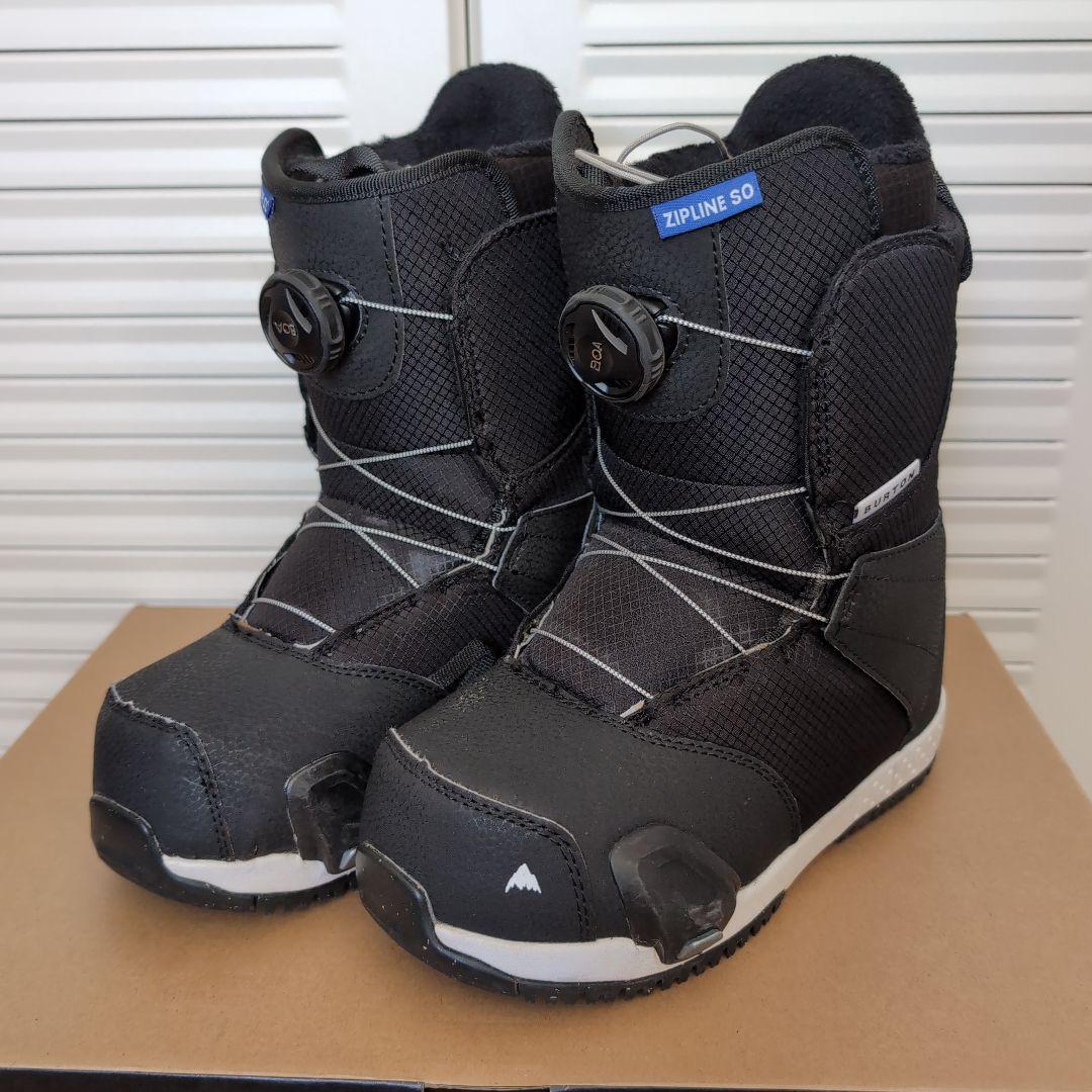 スノーボード Burton ZIPLINE Step on 22cm Burton Kids Zipline Step On Snowboard Boots - The Circle & The