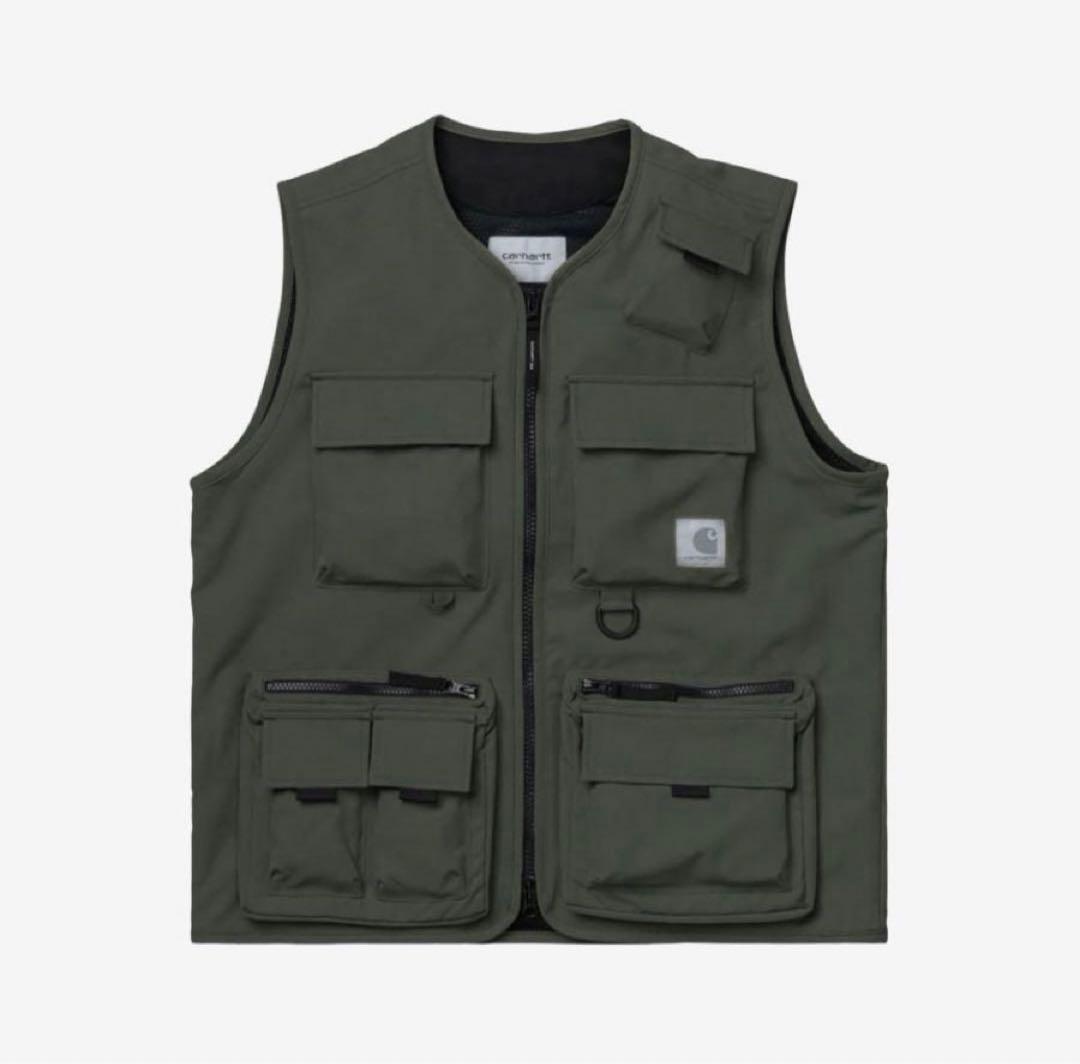 Carhartt カーハートフィッシングベスト Sサイズ ブラック - メルカリ