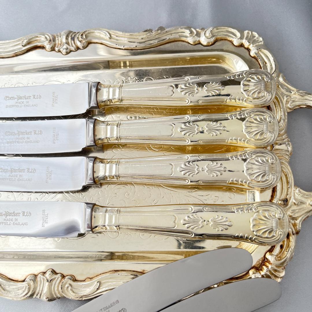 Eben Parker】 キングスパターンのデザートナイフ 6本組 - メルカリ