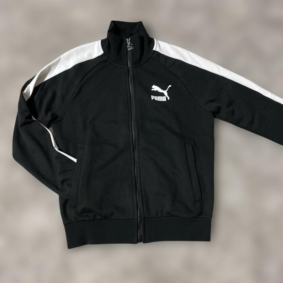 PUMA プーマ　アイコニック　T7 トラックジャケット　S ブラック PUMA（プーマ） アイコニック T7 トラックジャケット メンズ ユニ