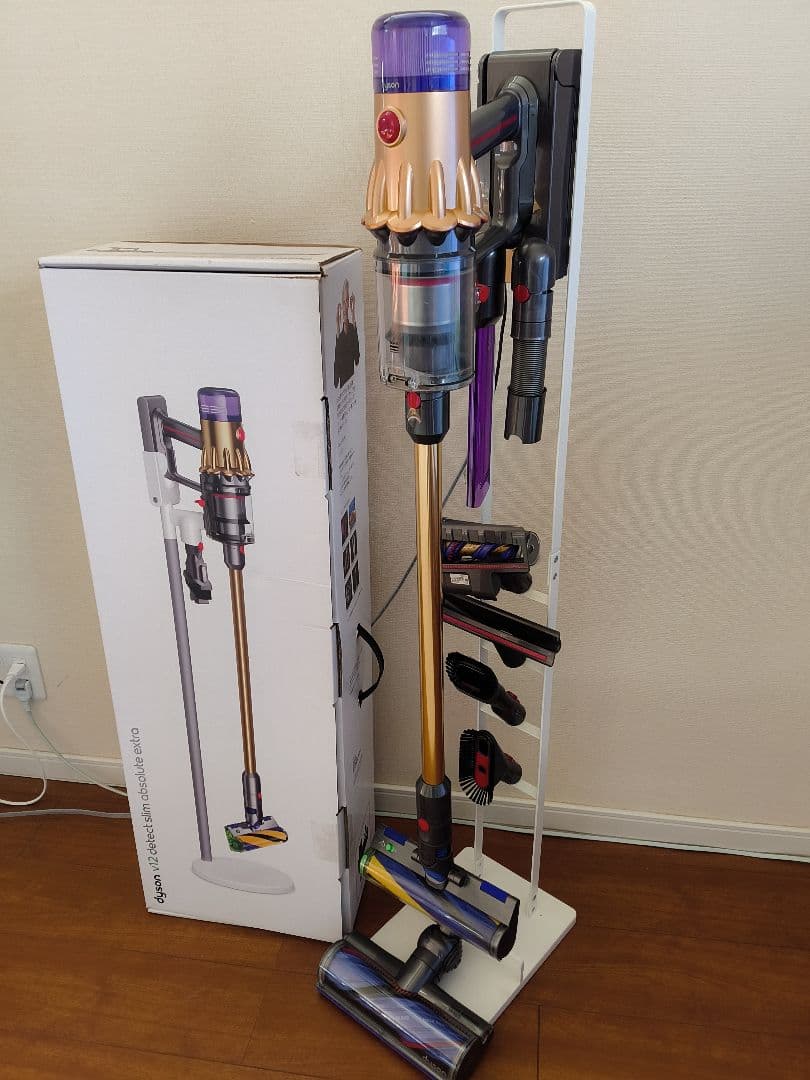 掃除機・クリーナー Dyson V12 Detect Slim Absolute Extra Dyson V12 Gold Detect Slim Absolute Cordless Vacuum Cleaner with
