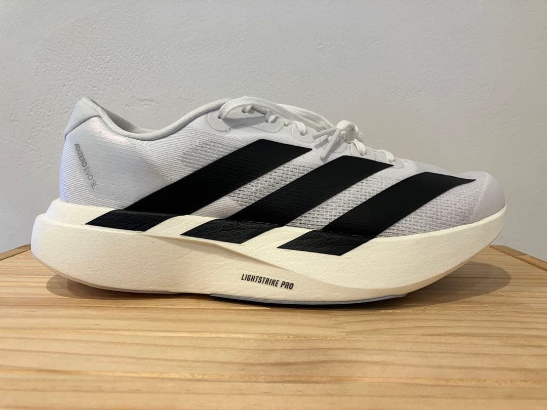 adidas adizero Evo SL ホワイト/ブラック　26.5cm