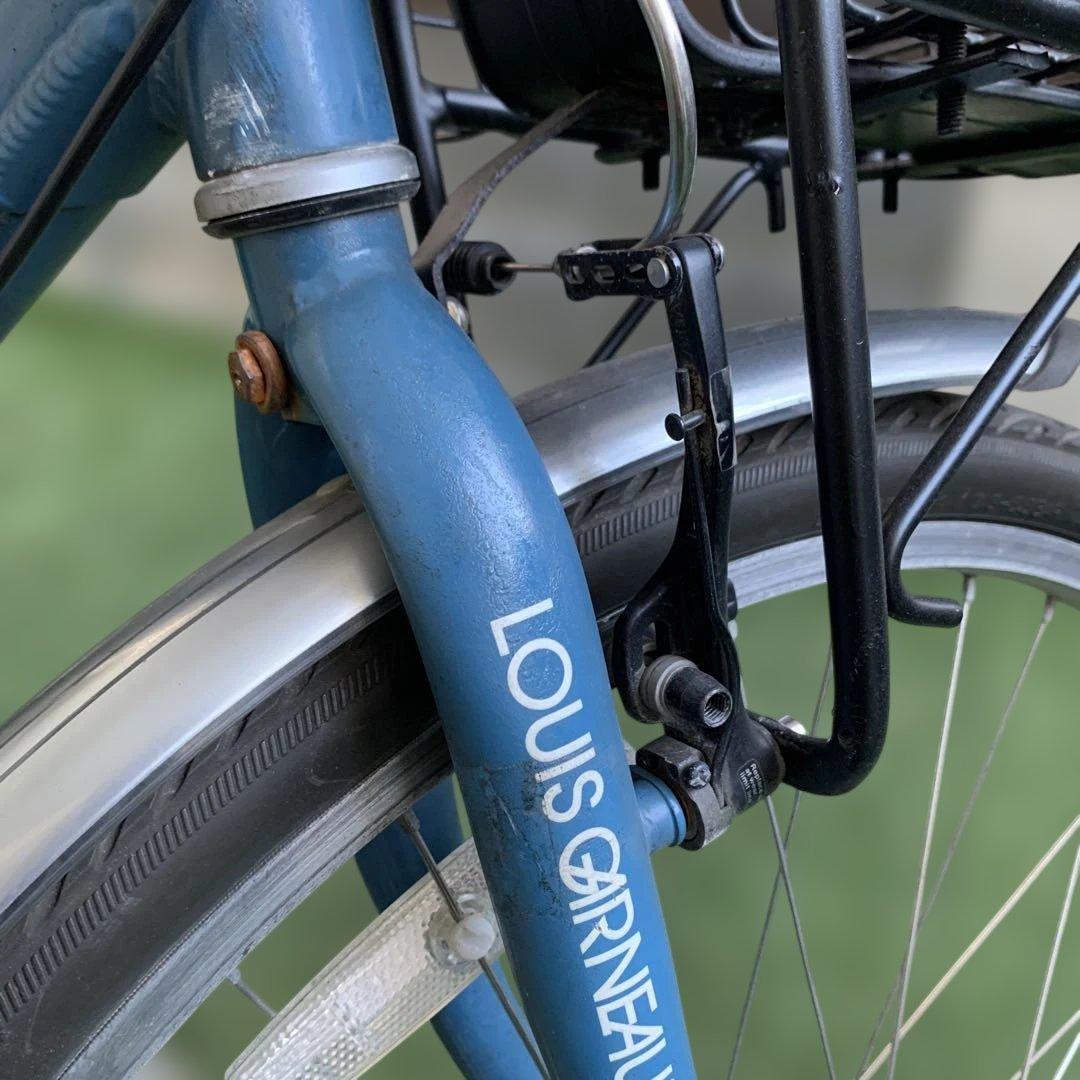 ルイガノ LGS-TR2 カゴ付き 純正ラタン風カゴ付 引取り限定 - メルカリ