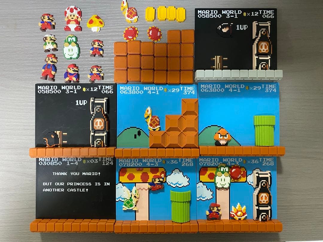 スーパーマリオブラザーズ ステージフィギュア スーパーマリオ プレイセット場内ステージ おもちゃ ジオラマ 任天堂