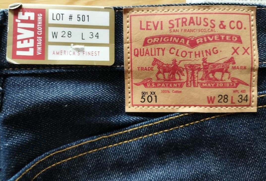 LEVI'S® LVC 66501 W28L34 新品/タグ付き ブルガリア製 - メルカリ