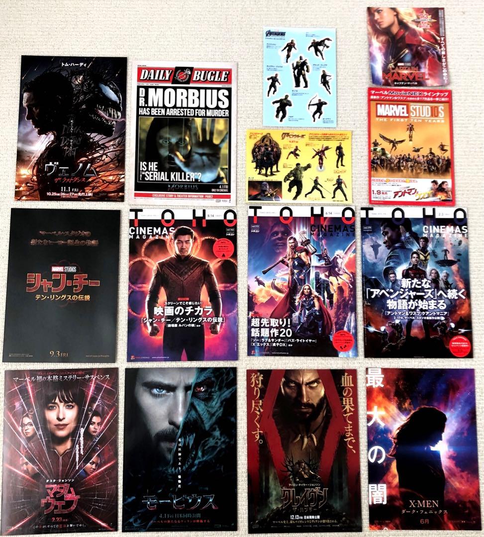 マーベル映画 人気シリーズ全作品70種チラシセット 映画フライヤー