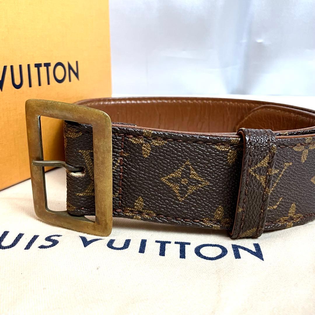 【美品】ルイヴィトン　サンチュール　モノグラム　ヴィンテージ　ゴールド金具 楽天市場】LOUIS VUITTON ルイ ヴィトン モノグラム サンチュール