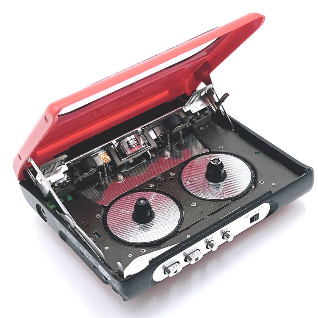 通電OK・希少色】 SONY WM-51 カセットウォークマン レッド