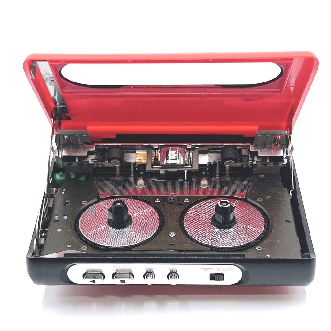 通電OK・希少色】 SONY WM-51 カセットウォークマン レッド