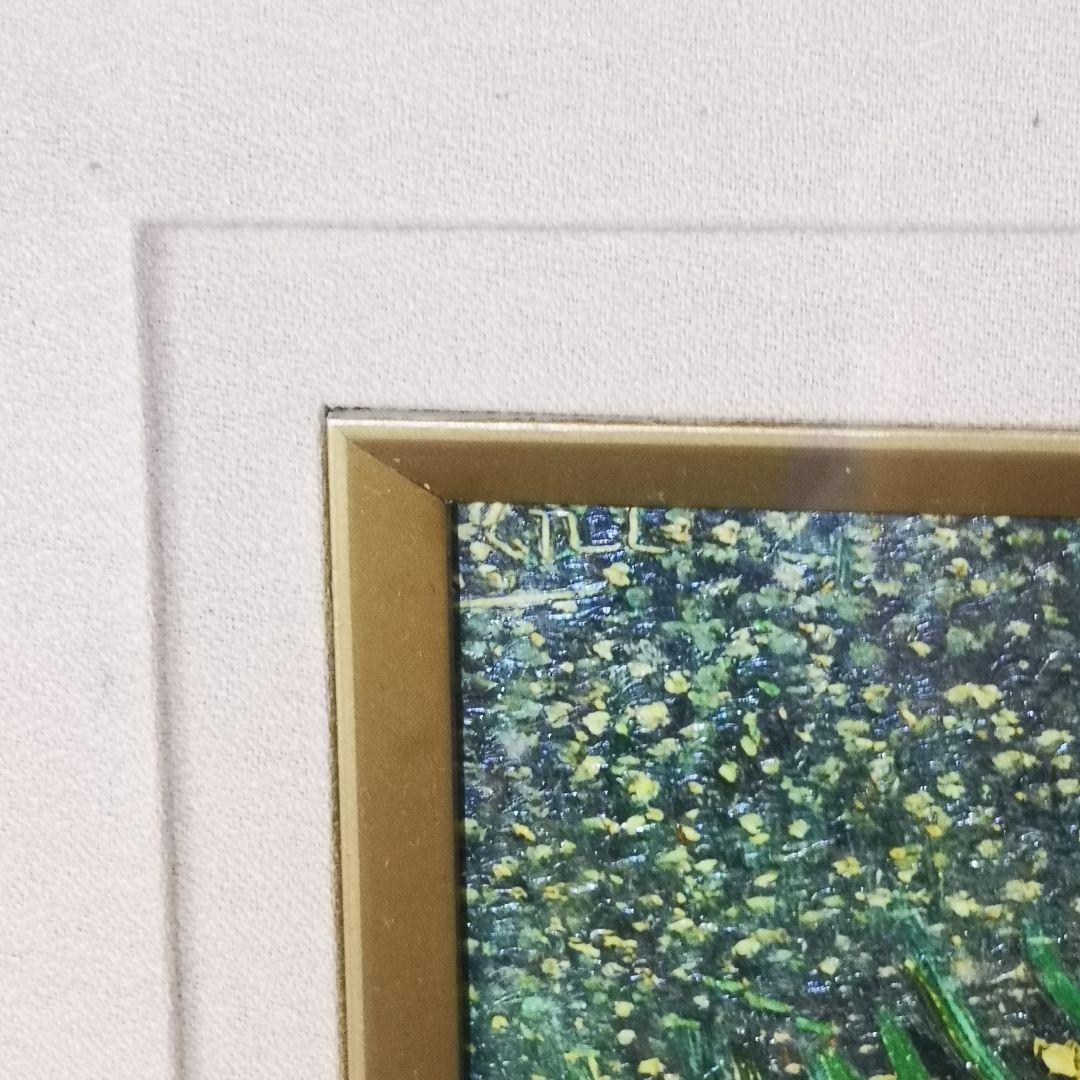 ゴッホ【銅の花瓶のアミガサユリ】 フランス ドラジェル社 模写 油彩画
