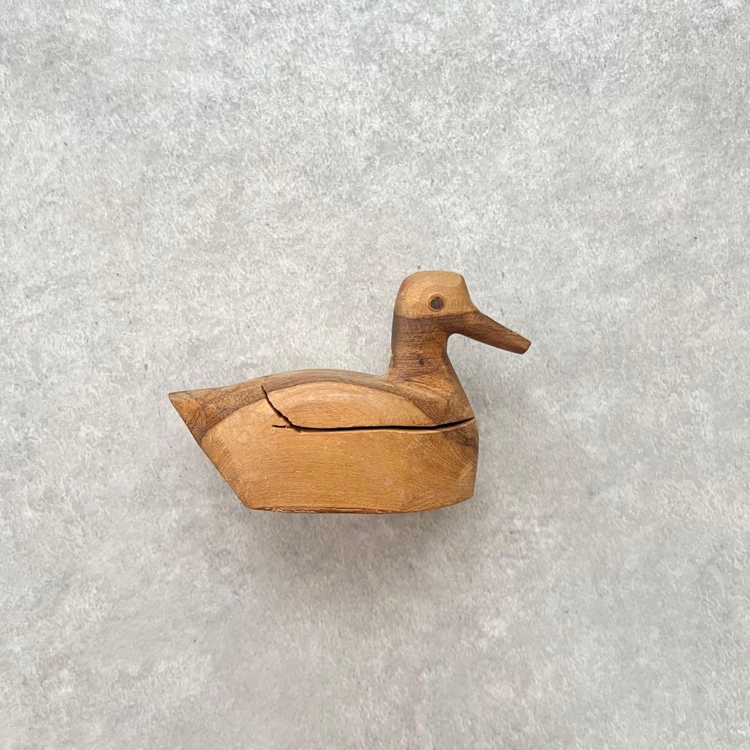 木製のアヒル 隠し箱 ジュエリーボックス 木製のアヒル 隠し箱 ジュエリーボックス 木製のアヒル 隠し箱