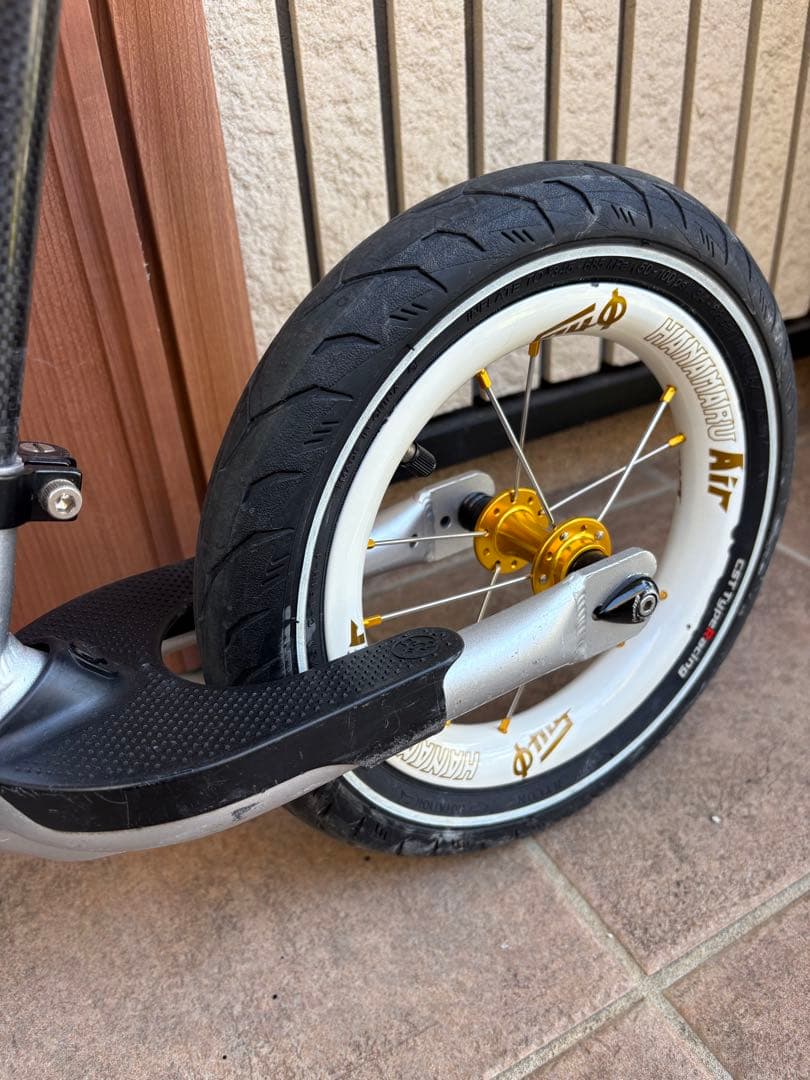 STRIDER pro ランバイク 12インチ シルバーカスタム