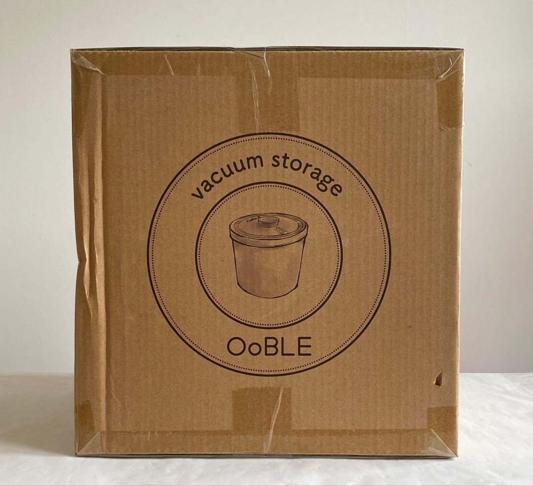 OoBLE 米びつ　真空保存容器 OoBLE rice stocker