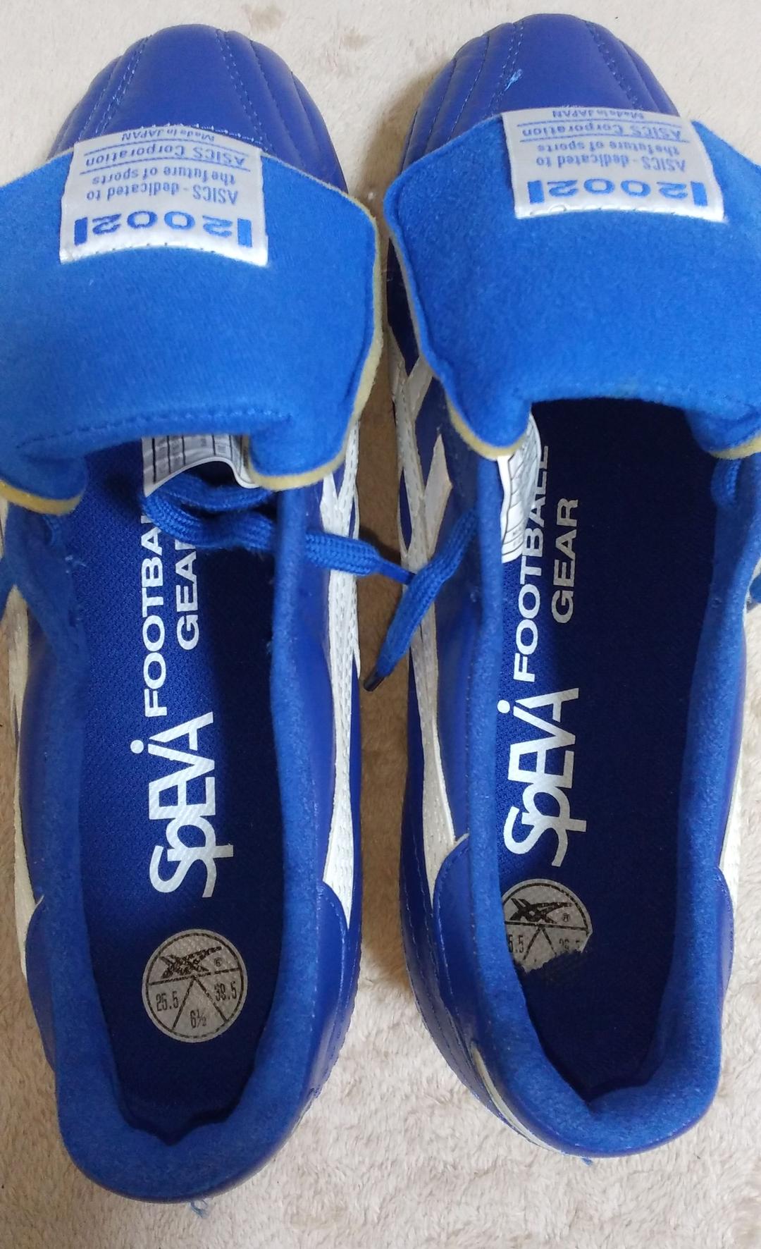希少】ASICS インジェクター2002 ブルー - メルカリ
