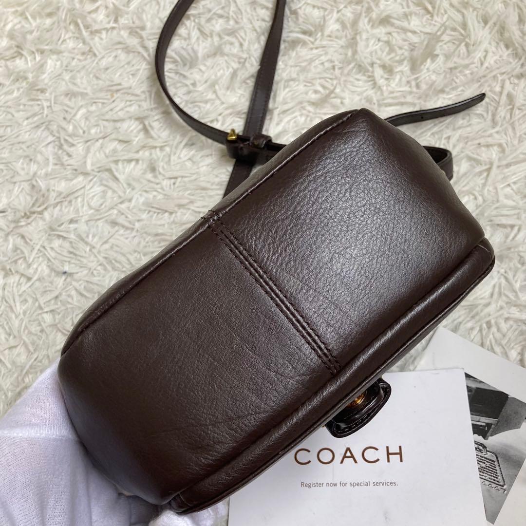 vintage coach archive y2k キャンベル カメラバッグ 茶 - メルカリ