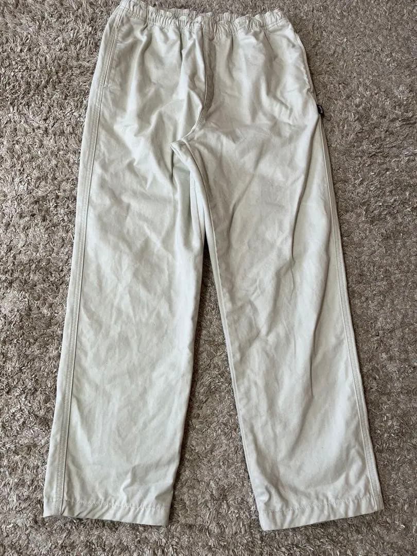 野村訓一着用 STUSSY BRUSHED BEACH PANT BONE - メルカリ