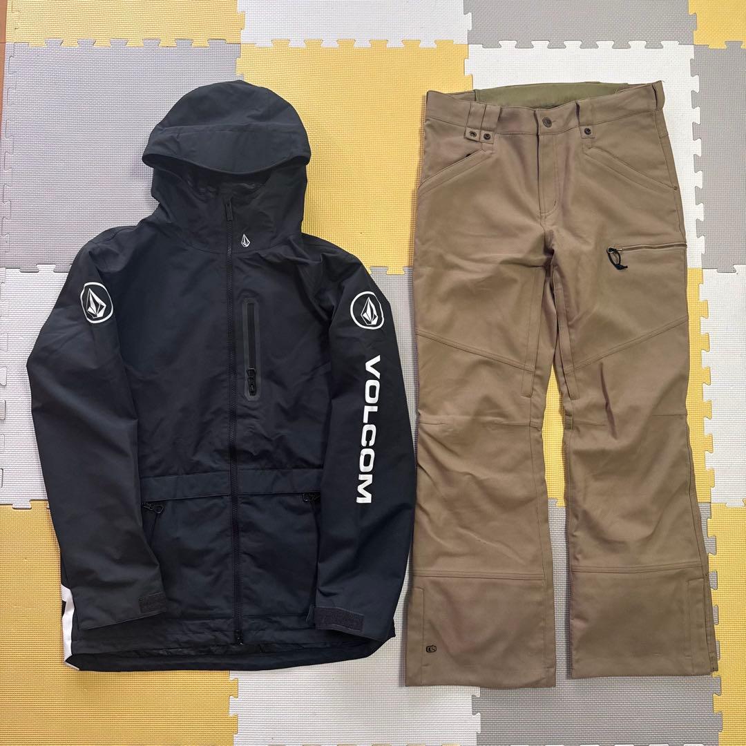 VOLCOM ボルコム上・BONFIREボンファイア下　ジャケット・パンツセット BonFire（ボンファイアー）（キッズ）ジュニア 子供 スキーウェア 上下