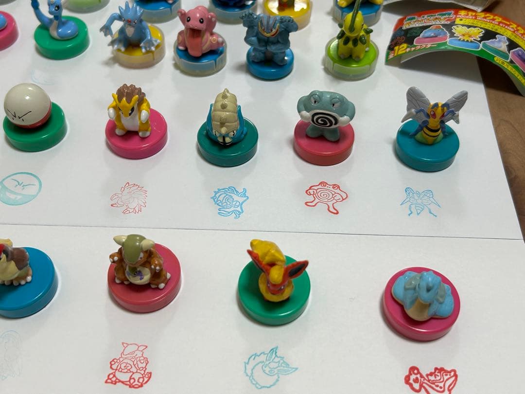 ポケモン スタンプ フィギュア ハンコ ミニフィギュア 49体