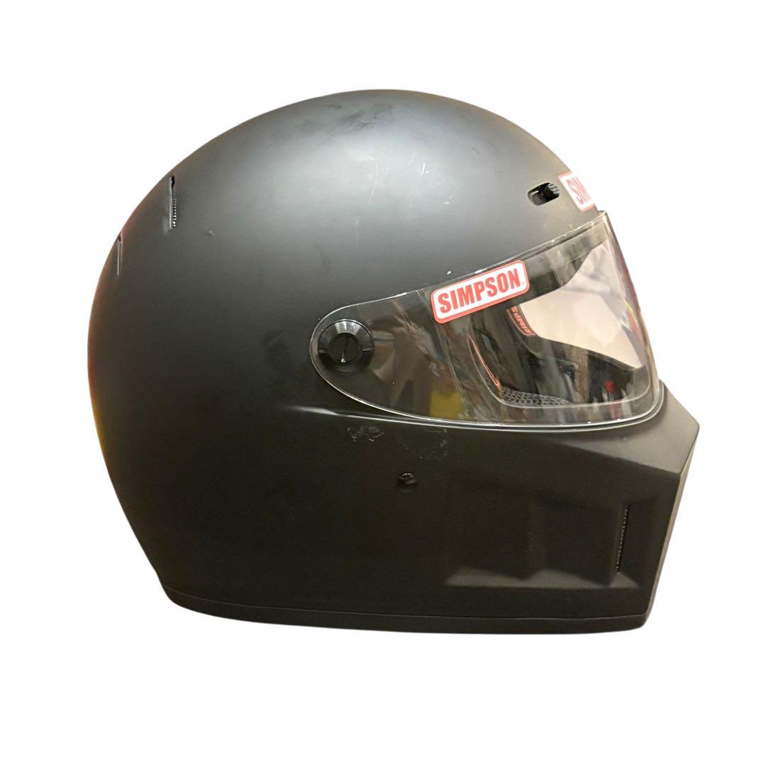 SIMPSON NORIX SB13 フルフェイス ヘルメット マットブラック - メルカリ