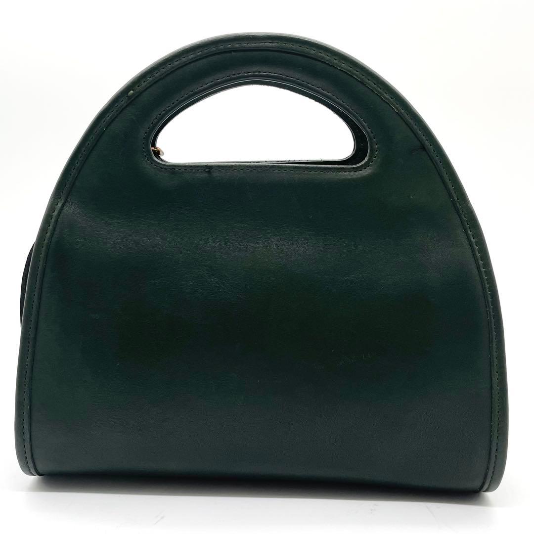 美品✨オールドコーチ 2way ショルダーバッグ レザー グリーン 希少色