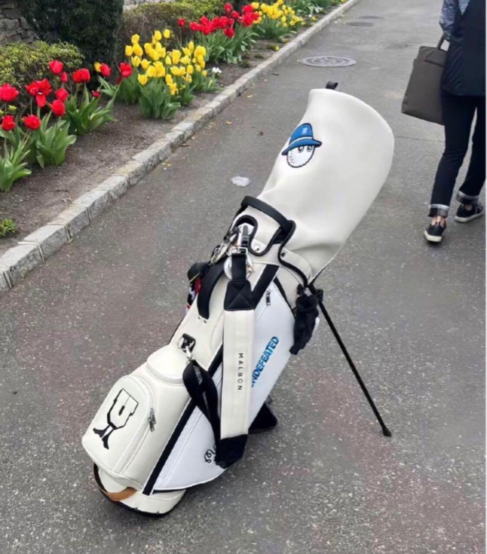 Malbon golf マルボン ゴルフキャディバッグ セルフスタンド ホワイト Amazon | マルボンゴルフ malbon golf キャディバッグ スタンド