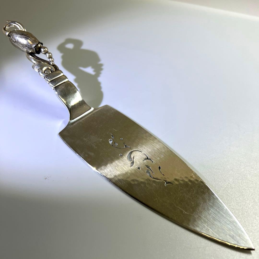 ジョージジェンセン　激レア　ブロッサムsterling925Fish Slice BLOSSOM 5 pcs. set I Georg Jensen