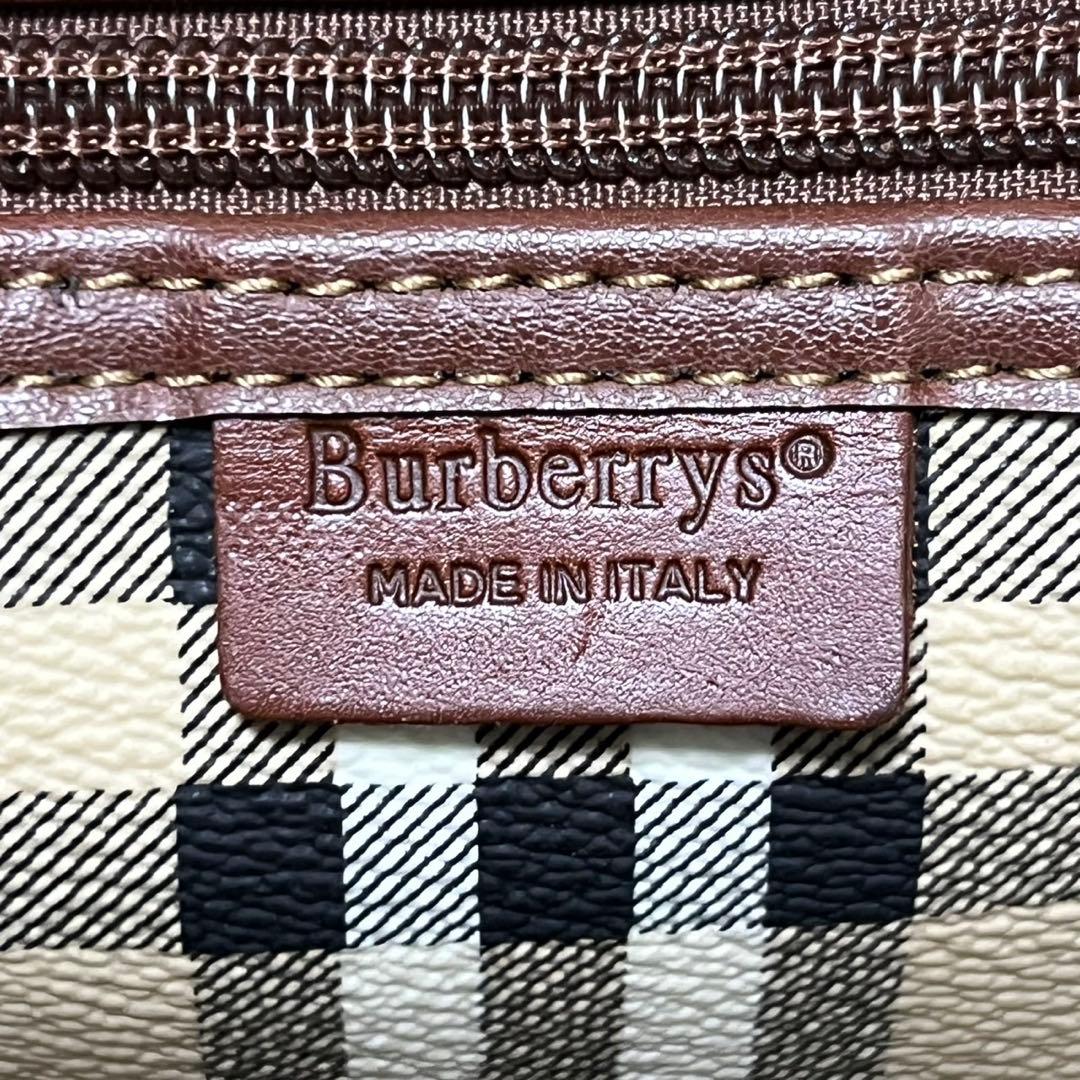 美品】バーバリーズ ボストンバッグ 2way ヴィンテージ 大容量 ベージュ