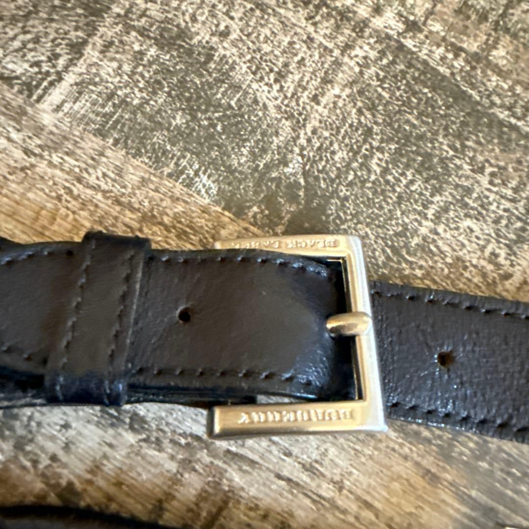 Burberry ブラックレーベル ウエストバッグ ウール チェック