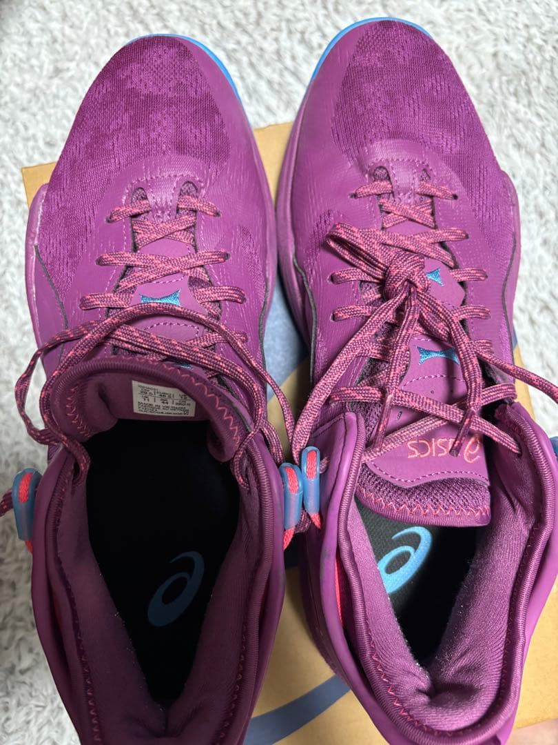 asics NOVA SURGE LOW 2 29.5cm パープル