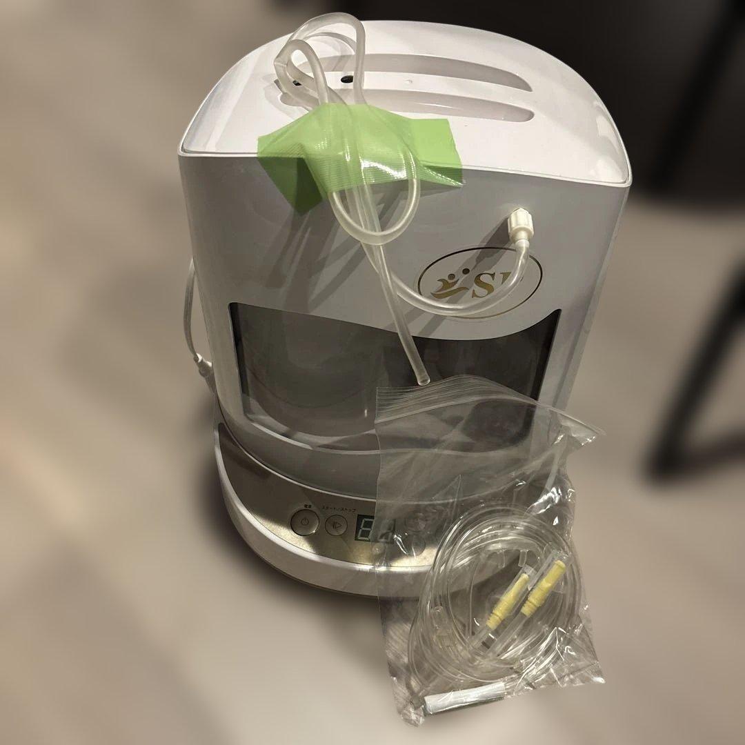 高濃度水素吸入機 水素吸入器 毎分600ml 高濃度水素生成吸入器 水素吸入 酸素同時吸入毎