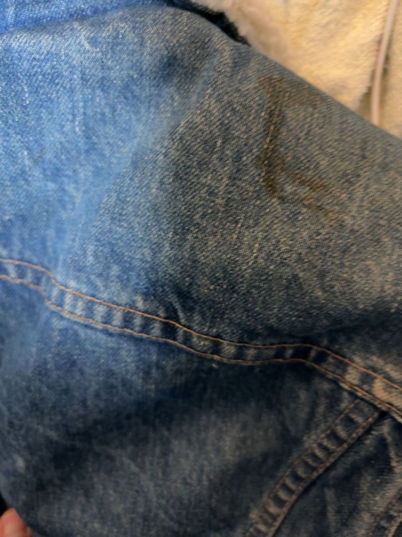 70s/Levi's /3rd/4rd /デニムジャケット /Y2K/ボア/短丈