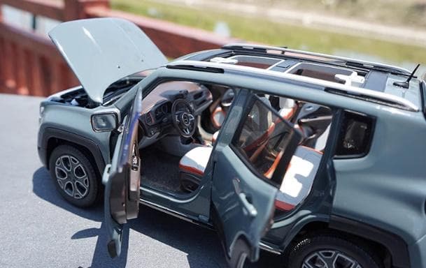 ミニカー 1/18 ジープ レネゲード Jeep Renegade グレー - メルカリ