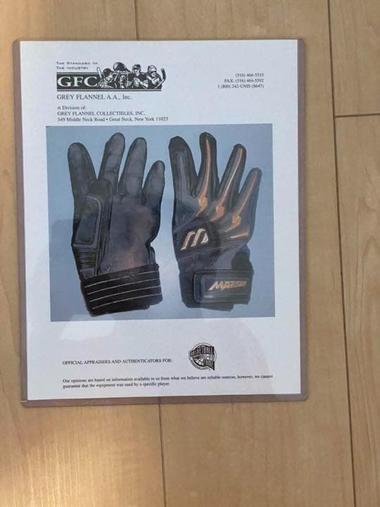 松井秀喜 実使用 バッティンググローブ - メルカリ