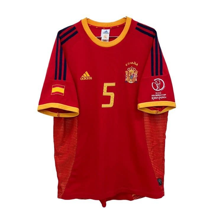 02-03 スペイン代表 プジョル adidasオフィシャルユニフォーム