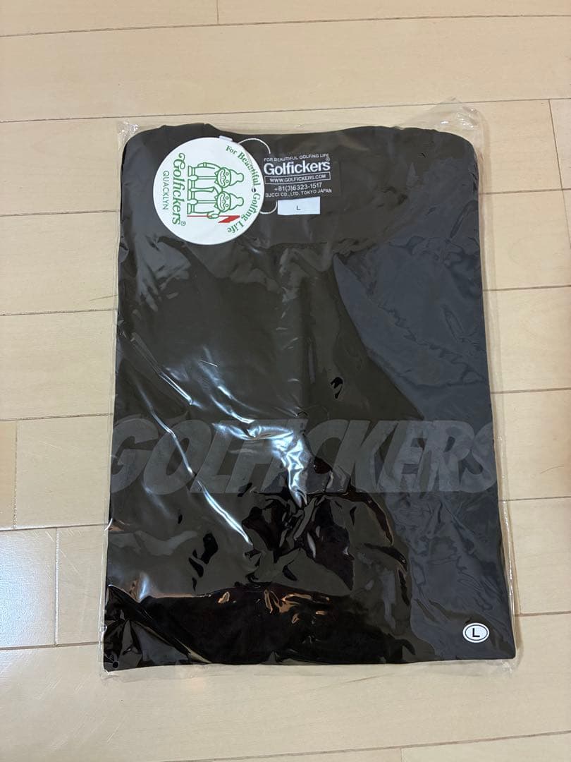 ゴルフィッカーズ　Wide T-shirts “GO HOLE” -Black-