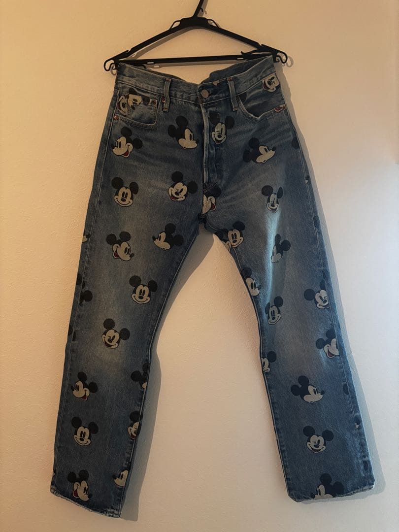 Levi’s × Disney 501 ミッキーマウス W32 L30 入手困難 Levi's - Levi's / リーバイス | 501 Disney DEATH VALLEY リメイク