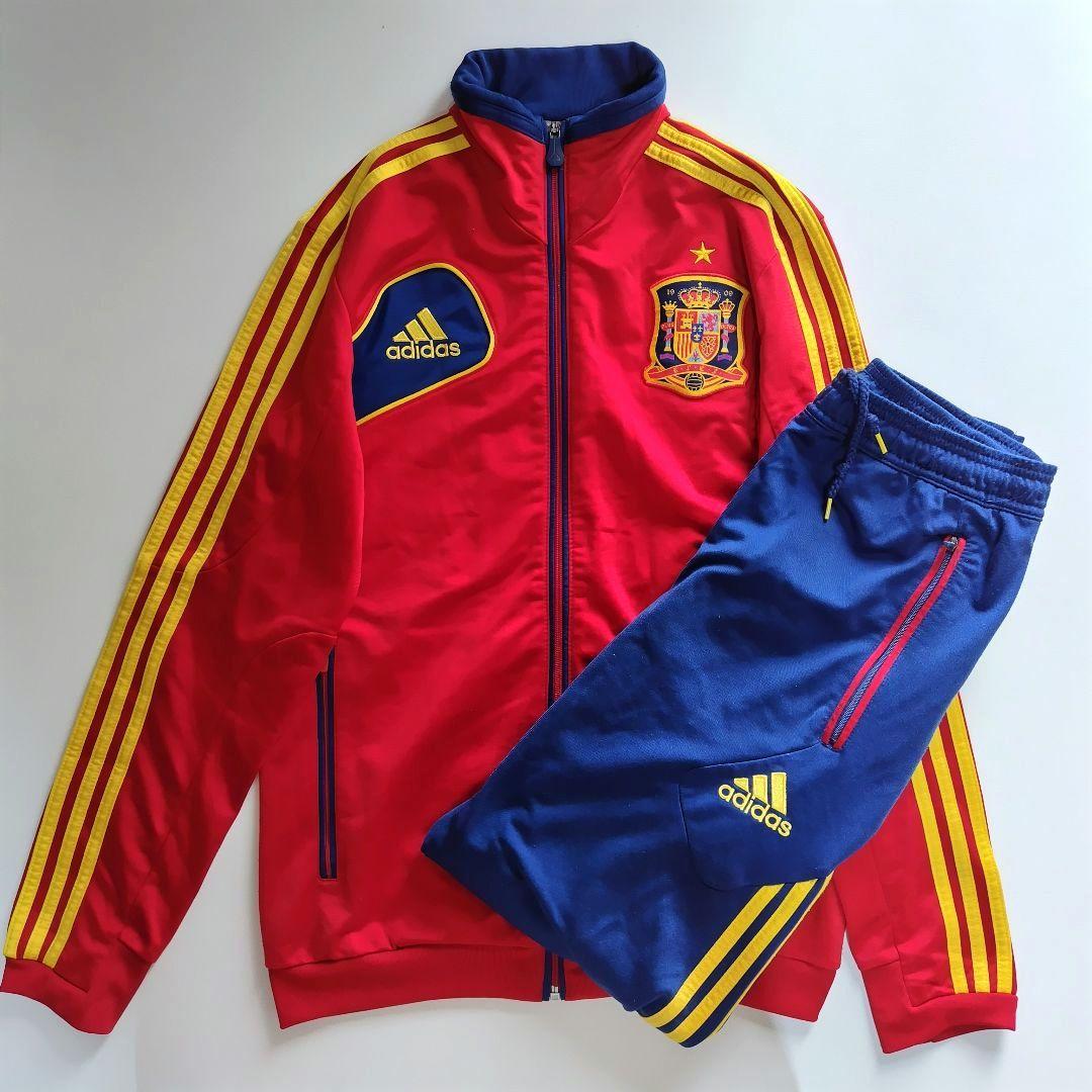 adidas スペイン代表レプリカユニフォーム ジャージ上下セットMサイズ