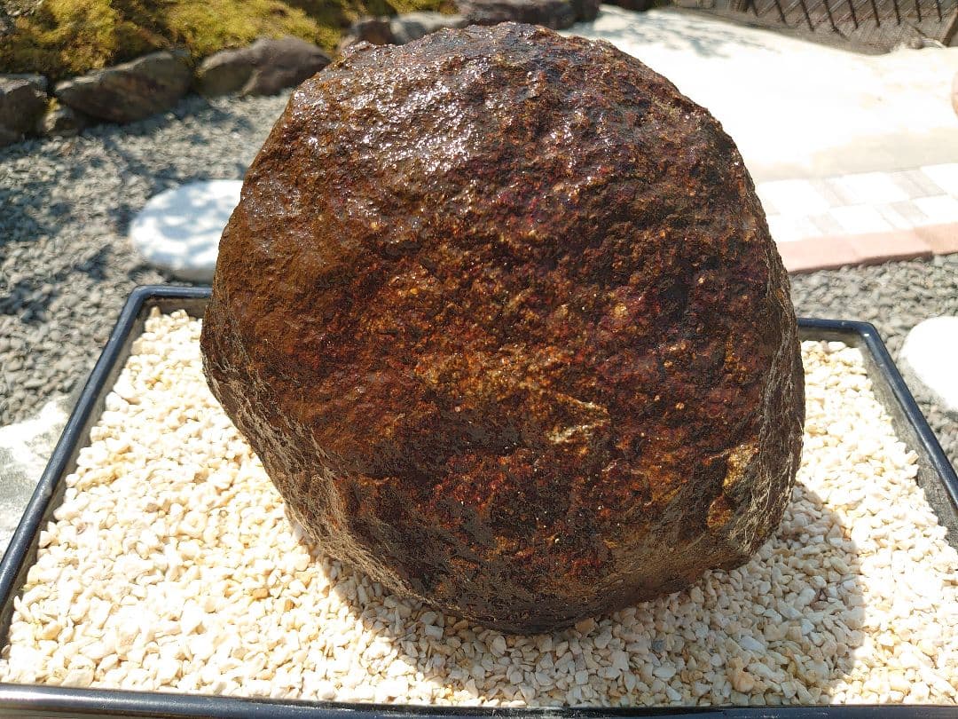 鞍馬石 本鞍馬石 鬼鞍馬 11,4kg 加茂七石 庭石 鑑賞石 水石 自然石