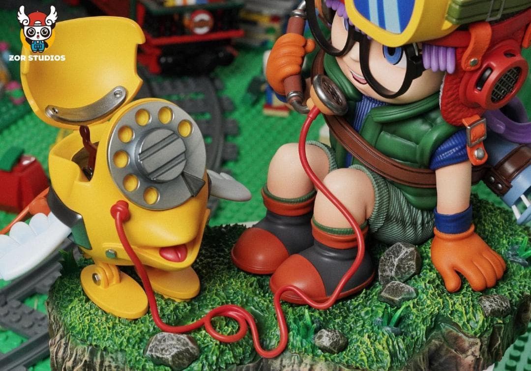 Dr.スランプ アラレちゃん 電話 ガレージキット 塗装済み完成品